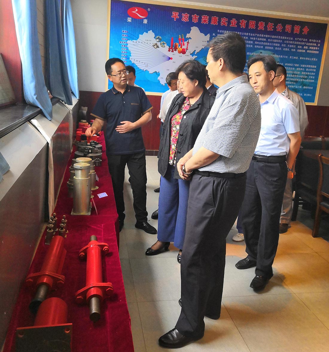 省委軍民融合辦主任及市紀(jì)委書(shū)記檢查指導(dǎo)工作